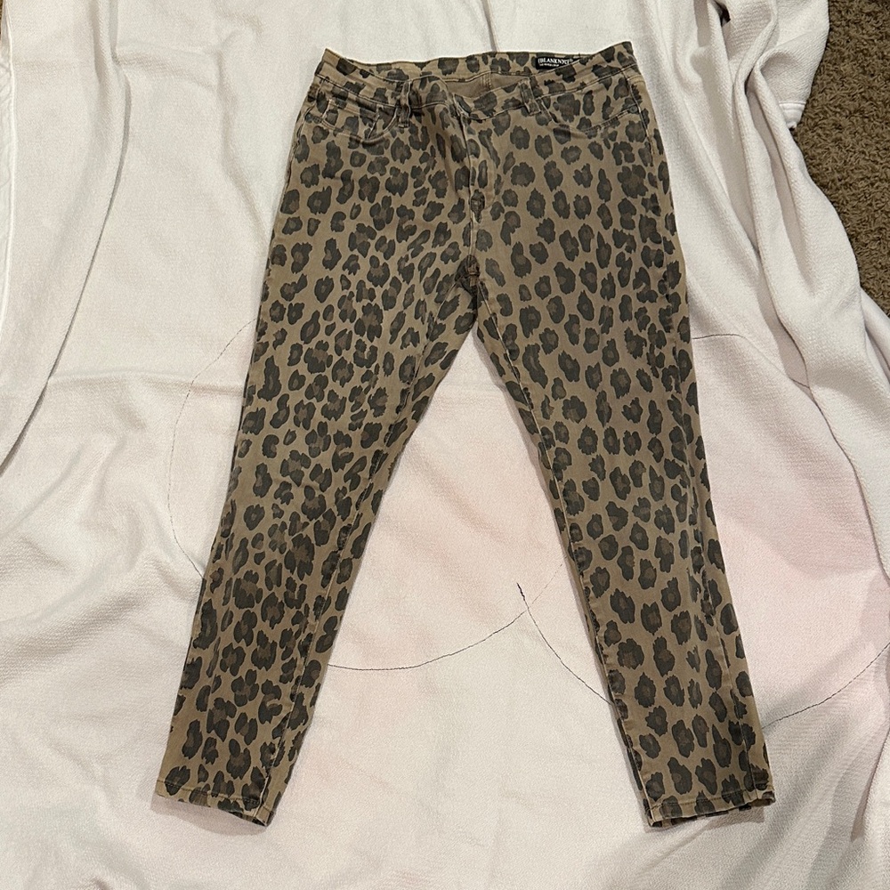 Blank NYC Leopard Print Pants